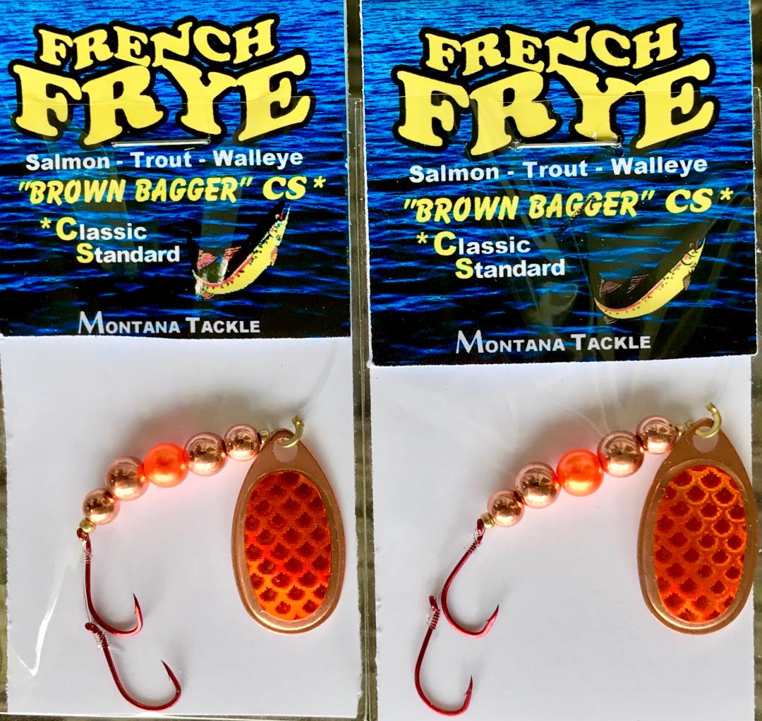 Brown Trout Spinners: CLASSIC ORANGE SCULPIN - Montana Tackle